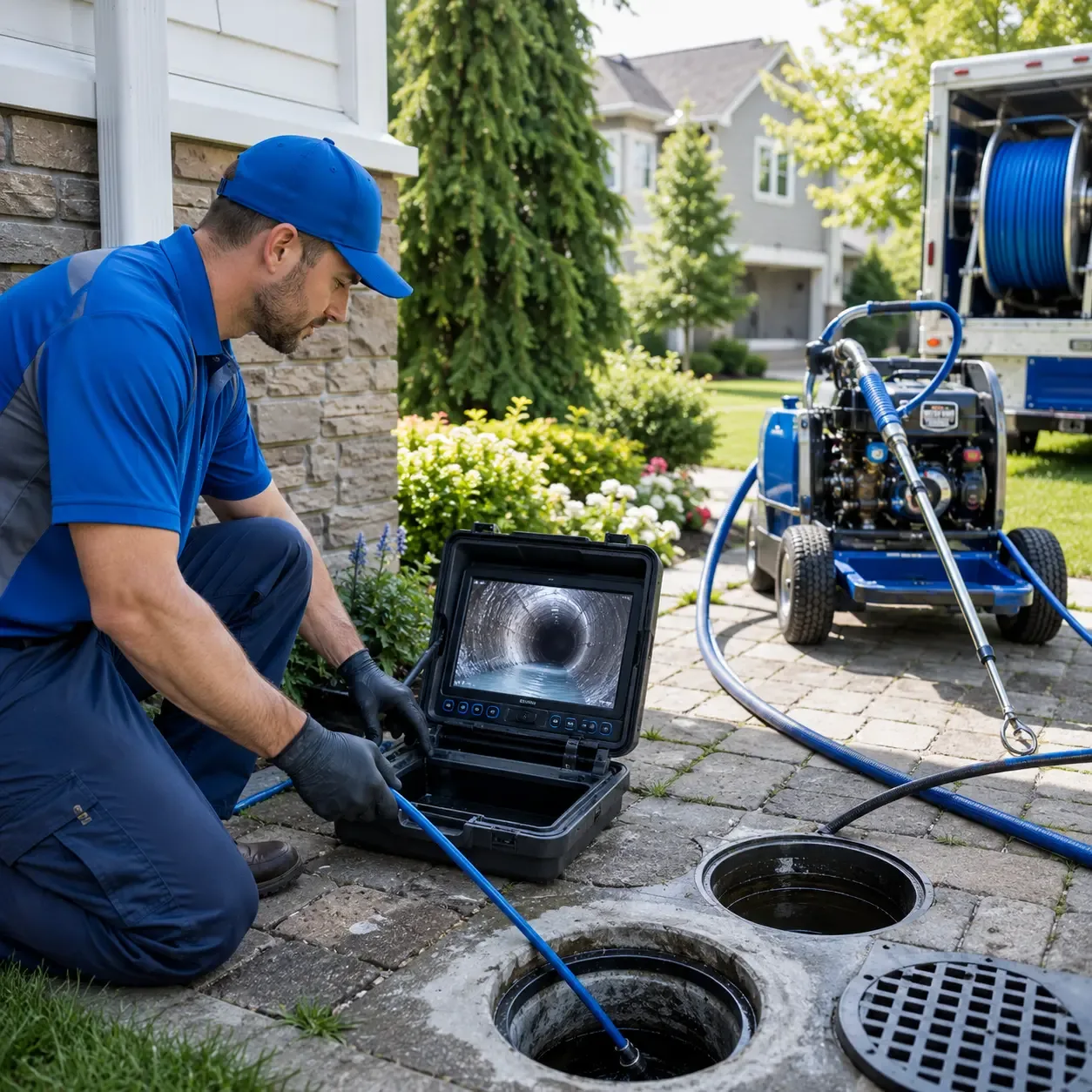 Outdoor drain cleaning professionals serving Vest, KY