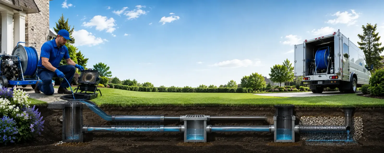 Outdoor drain cleaning information for Vest, KY